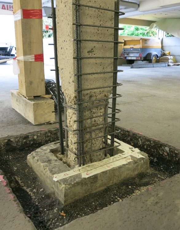 Stützenverstärkung 